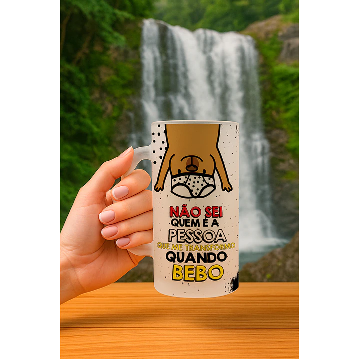 6 Artes para Copo chopp Capivara Frases Arquivo Editável  3