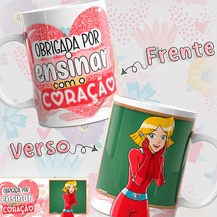 6 Artes para Caneca Três Espiãs Demais Dia dos Professores Arquivo em Jpg 