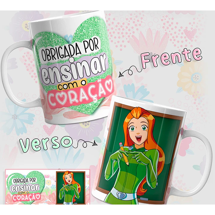 6 Artes para Caneca Três Espiãs Demais Dia dos Professores Arquivo em Jpg  5
