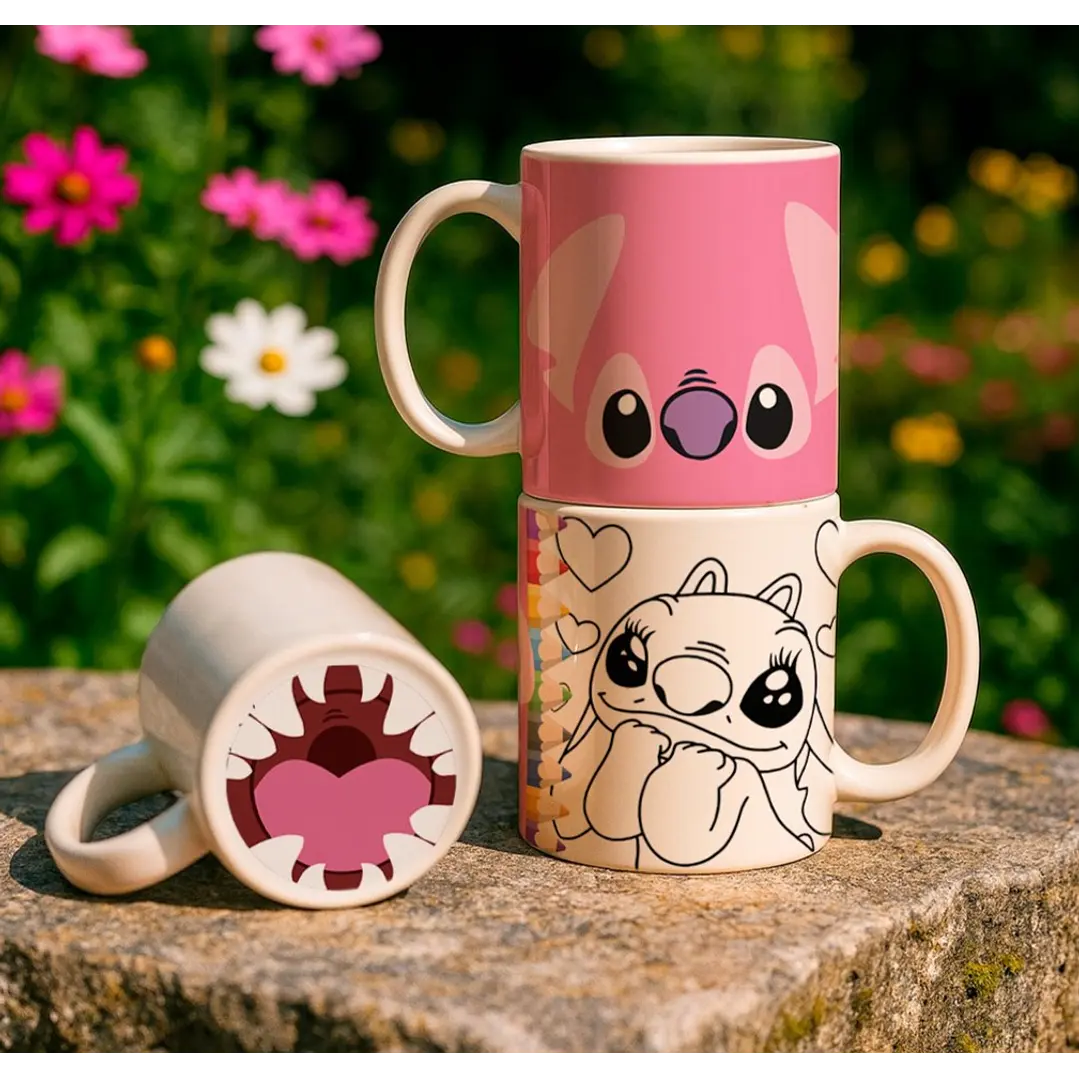 8 Artes para Caneca Bocão Infantil Personagens Arquivo em Jpg 3