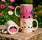 8 Artes para Caneca Bocão Infantil Personagens Arquivo em Jpg - Miniatura 4