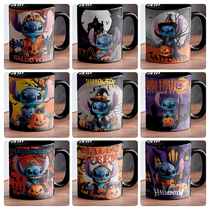 10 Artes para Halloween Stitch e Outros Arquivo em Jpg 