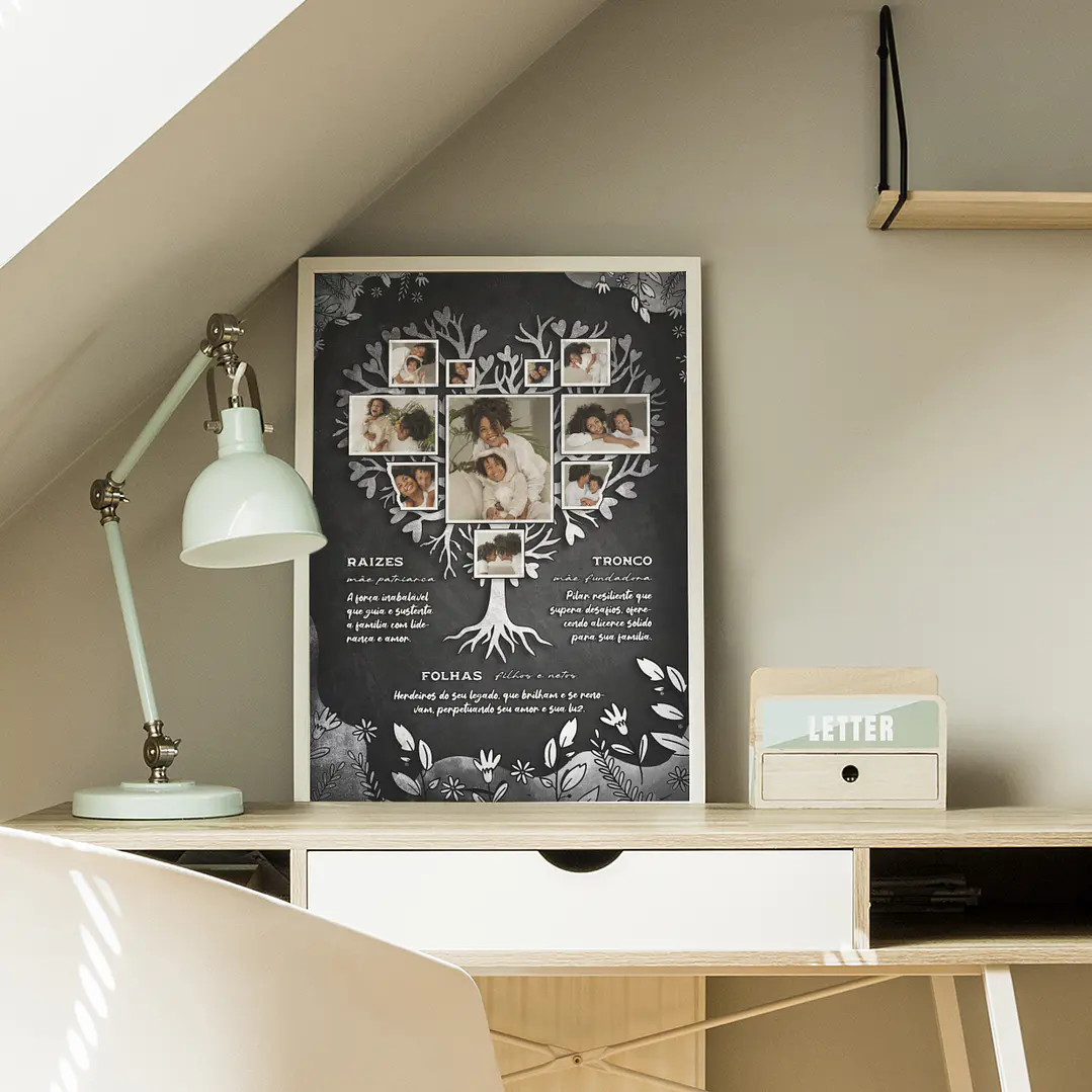 18 Artes para Quadro Dia das Mães Arquivo Editável  1