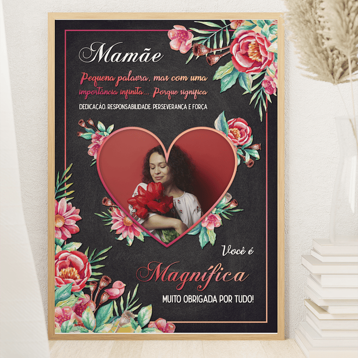 18 Artes para Quadro Dia das Mães Arquivo Editável  5
