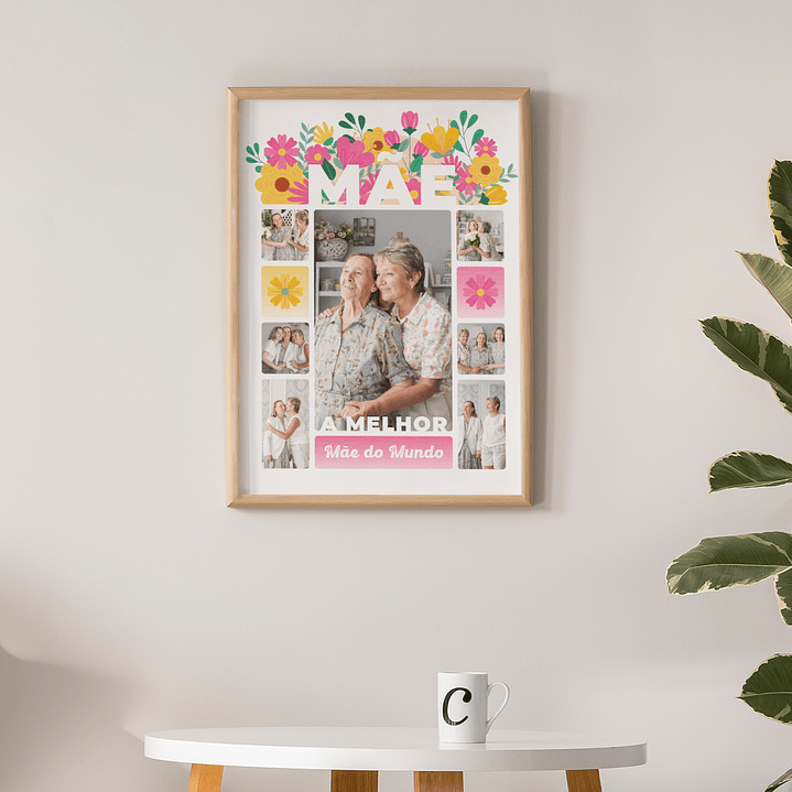 18 Artes para Quadro Dia das Mães Arquivo Editável  8