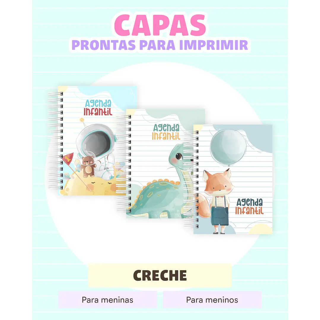 Arquivo Encadernação Agendas Escolares Neutras 2026 Arquivo em Pdf 2