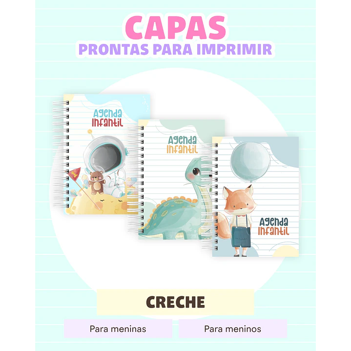 Arquivo Encadernação Agendas Escolares Neutras 2026 Arquivo em Pdf 2