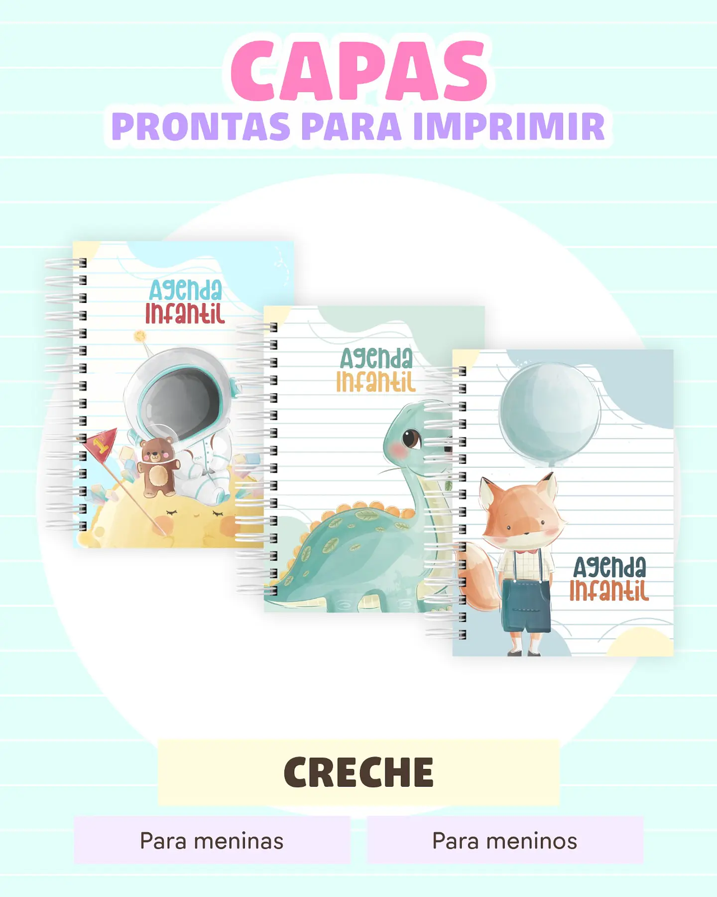 Arquivo Encadernação Agendas Escolares Neutras 2026 Arquivo em Pdf 2