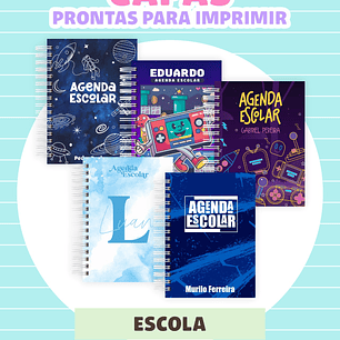 Arquivo Encadernação Agendas Escolares Neutras 2026 Arquivo em Pdf