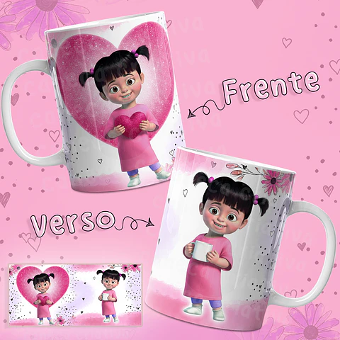 3 Artes Caneca Monstros S.A  Arquivo em Jpg 