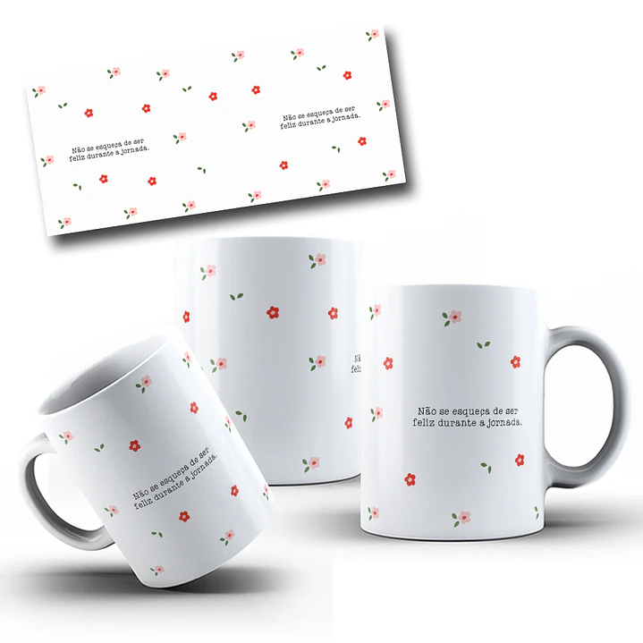 12 Artes para Caneca Coleção Florescer Frases Motivacional Arquivo em Png  2