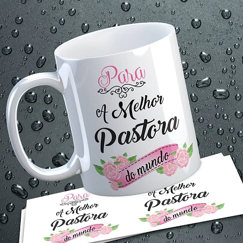 3 Artes para Caneca Pastores e Pastora Arquivo em Png