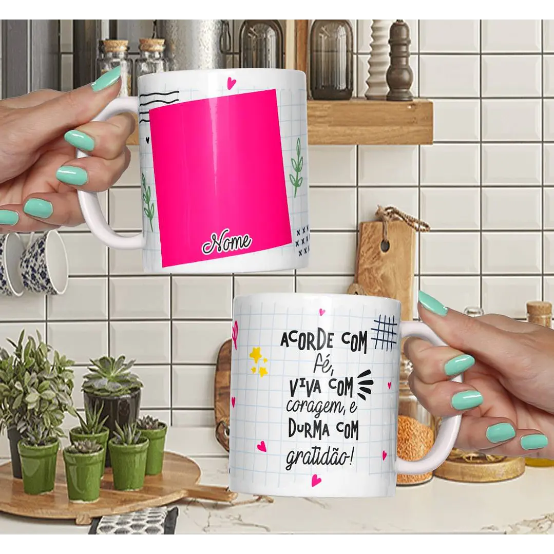 6 Artes para Caneca Frases Motivacional Arquivo Editável  2