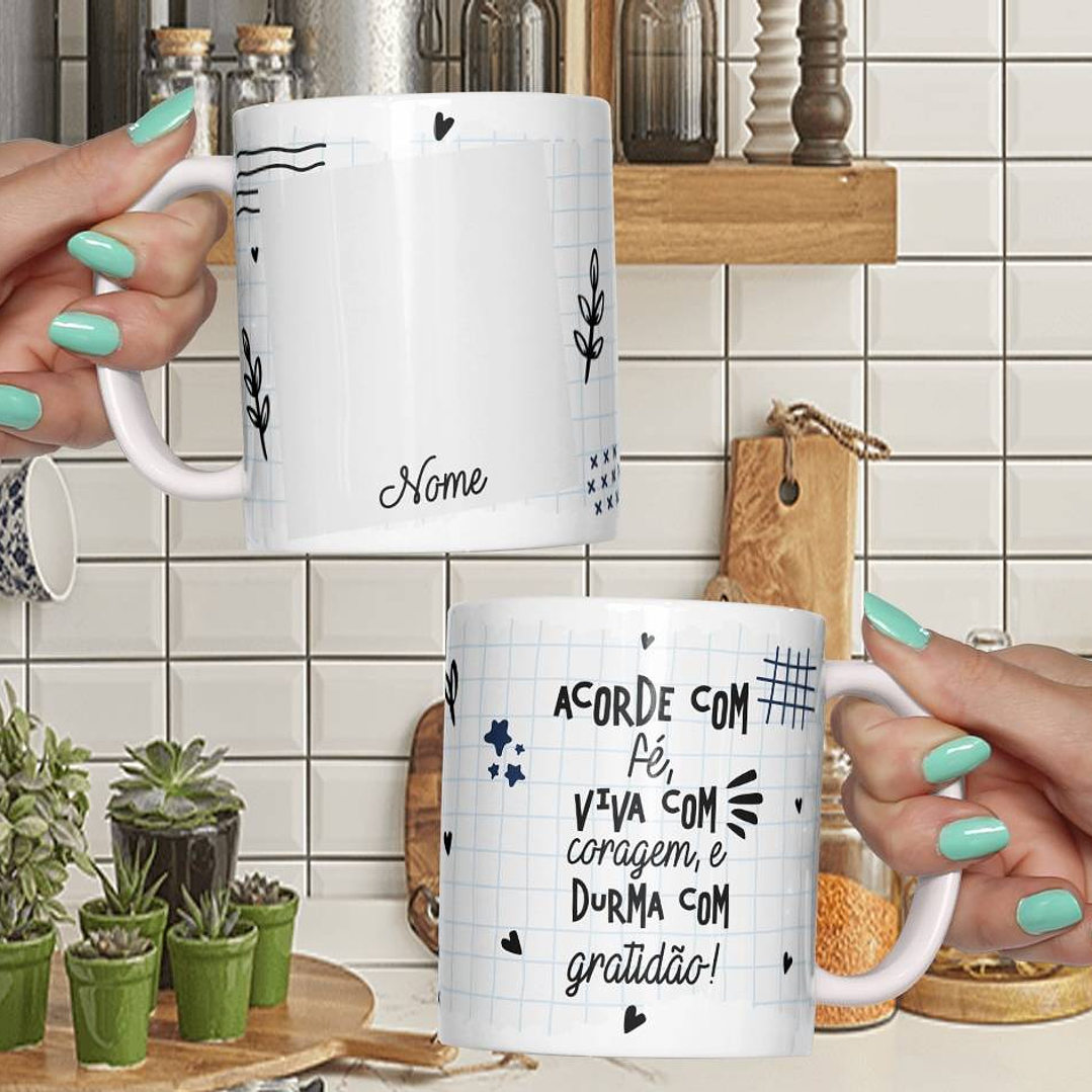 6 Artes para Caneca Frases Motivacional Arquivo Editável  3