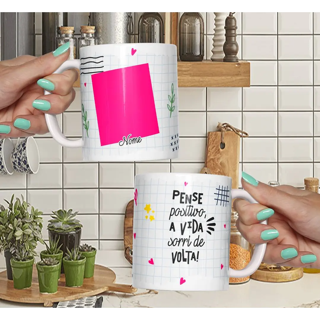 6 Artes para Caneca Frases Motivacional Arquivo Editável  5