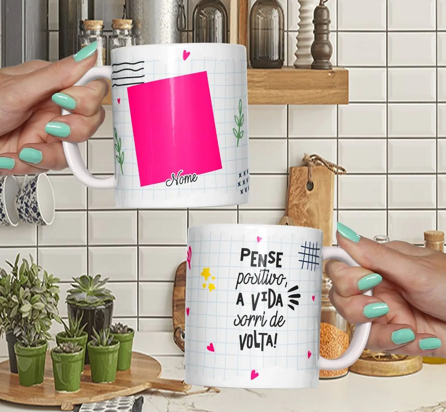 6 Artes para Caneca Frases Motivacional Arquivo Editável  5
