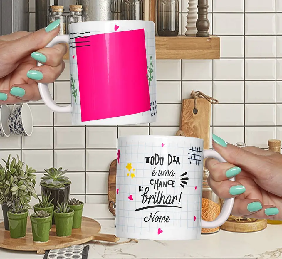 6 Artes para Caneca Frases Motivacional Arquivo Editável  6
