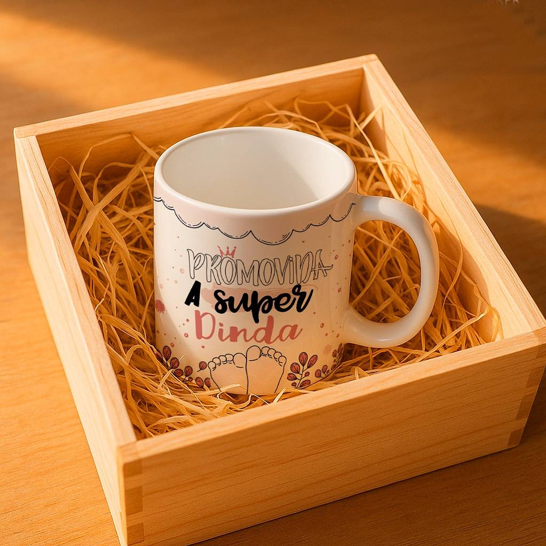 12 Artes para Caneca Dindos(a) Arquivo Editável  3