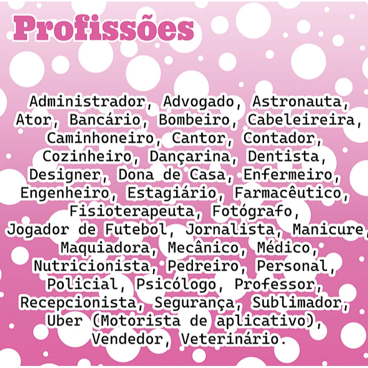 Kit Digital Stitch Profissões Vol. 1 em Png  2