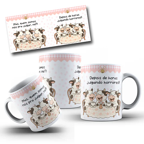 Arte para Caneca Mas, quem somos nós pra julgar, né?! Depois de horas julgando horrores Arquivo em Png 