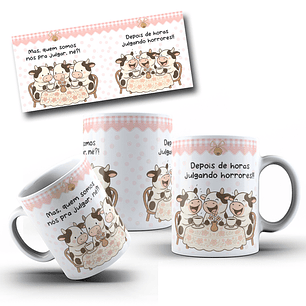 Arte para Caneca Mas, quem somos nós pra julgar, né?! Depois de horas julgando horrores Arquivo em Png 