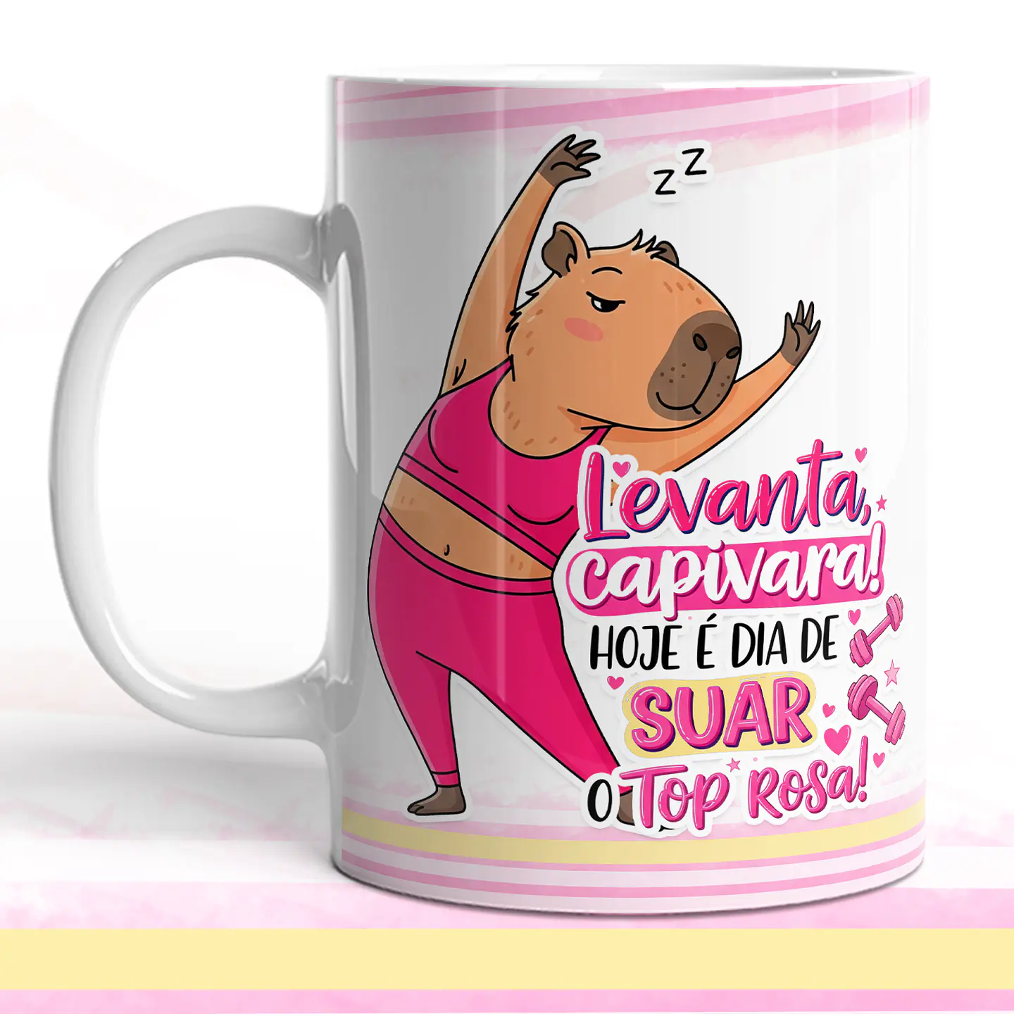 6 Artes para Caneca Capivara Fytines Arquivo em Png  3