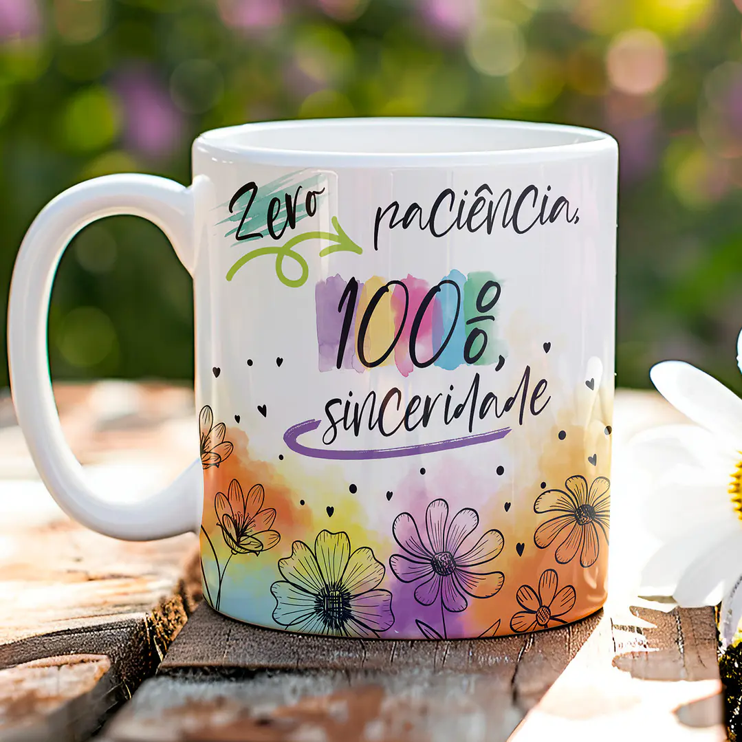 6 Artes para Caneca Frases Sarcásticas Arquivo Editável  4