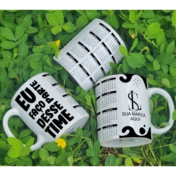 9 Artes para Calendário Caneca Empresa Arquivo Editável 5