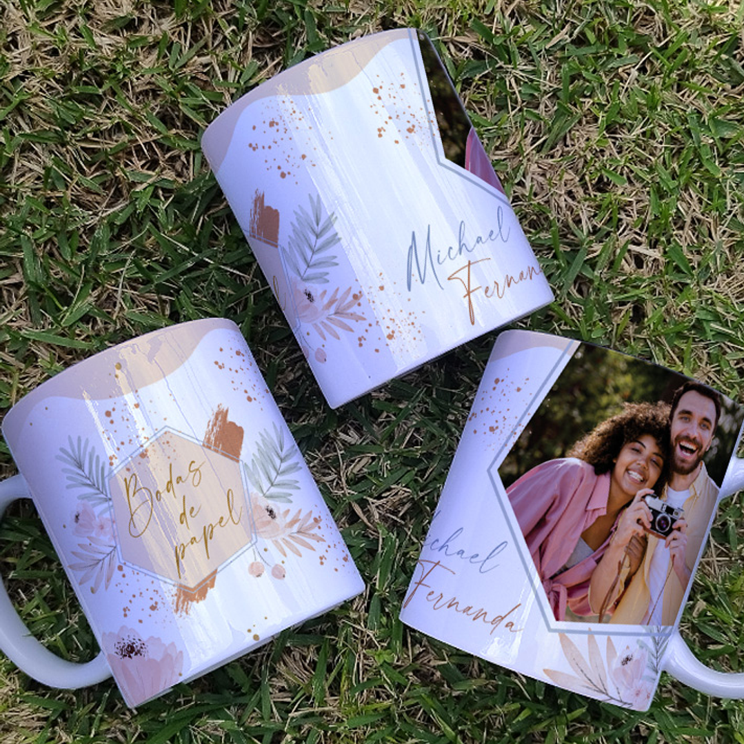 9 Artes para Caneca Bodas Casamento Arquivo Editável  8