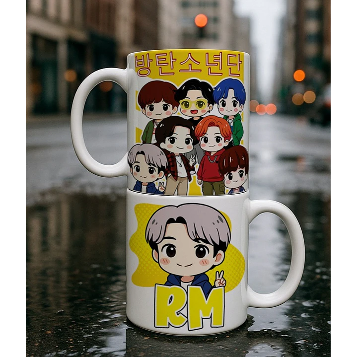 10 Artes para Caneca Calendário Bts Arquivo Editável  2