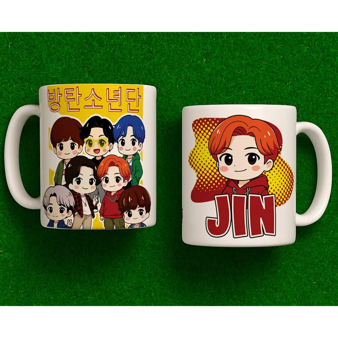 10 Artes para Caneca Calendário Bts Arquivo Editável  3