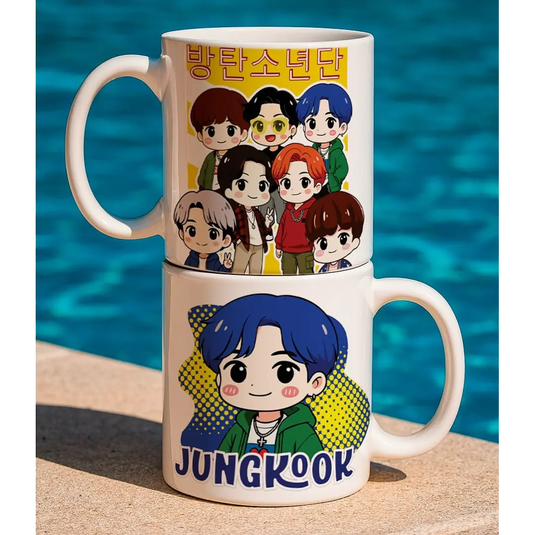 10 Artes para Caneca Calendário Bts Arquivo Editável  6
