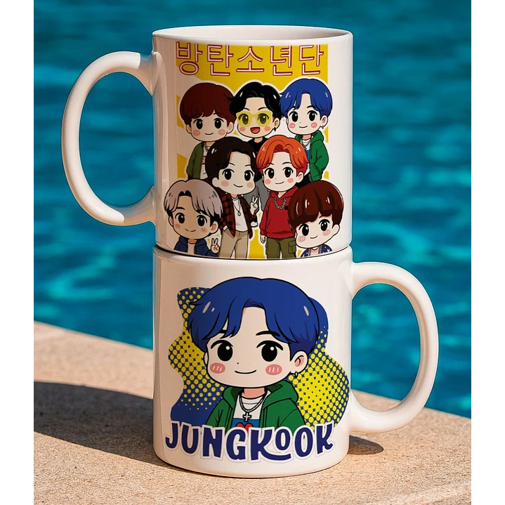 10 Artes para Caneca Calendário Bts Arquivo Editável  6