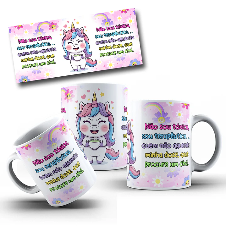 10 Artes para Caneca Unicornio Debochado Arquivo em Jpg 2