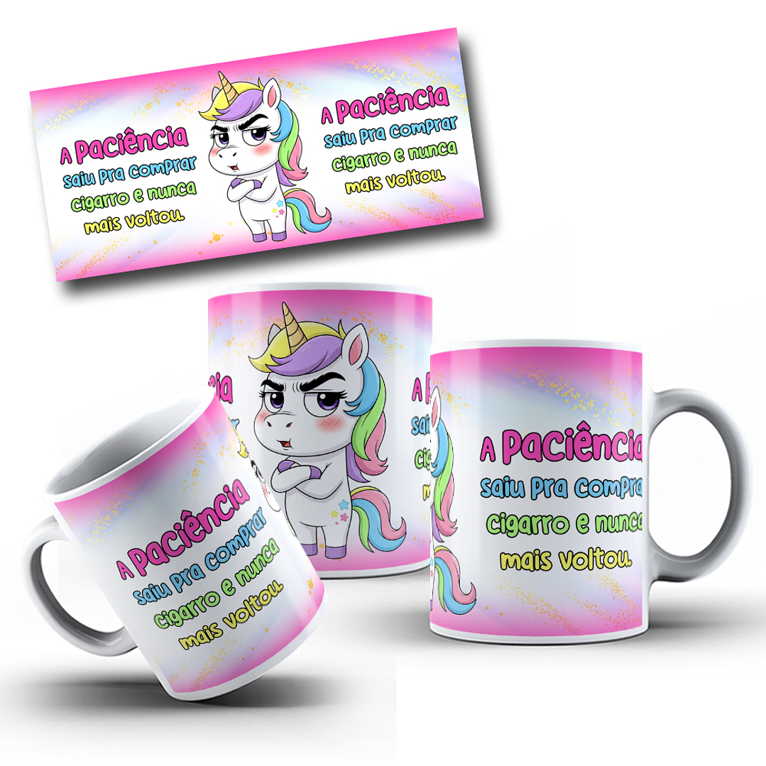 10 Artes para Caneca Unicornio Debochado Arquivo em Jpg 10