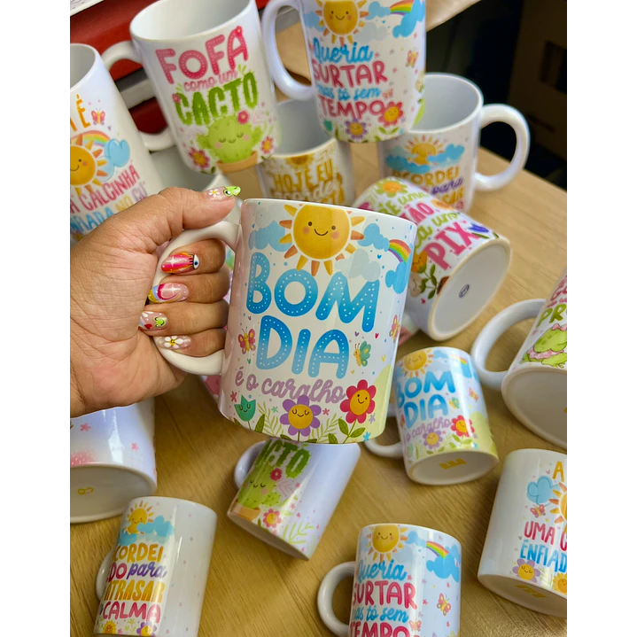 15 Artes para Caneca Frases Vibes Vol.4 Arquivo em Png 2