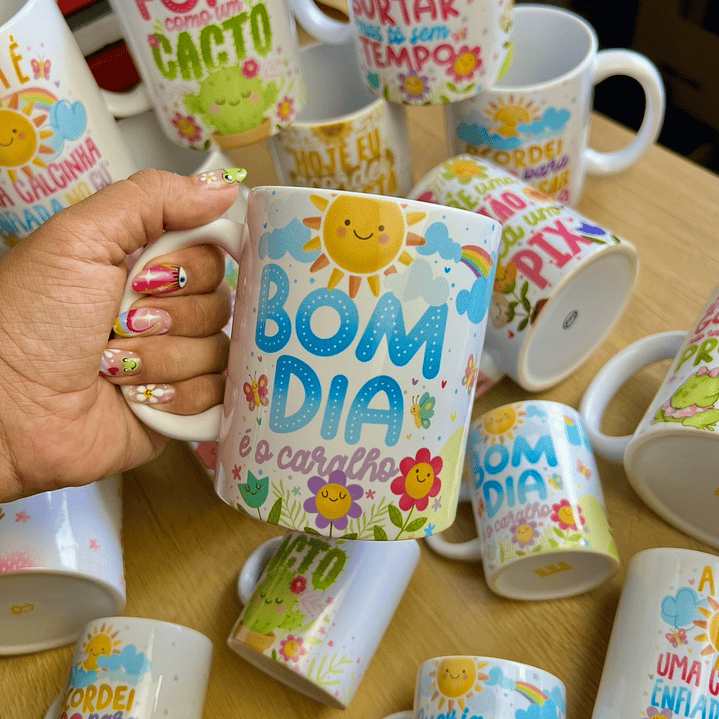 15 Artes para Caneca Frases Vibes Vol.4 Arquivo em Png 2