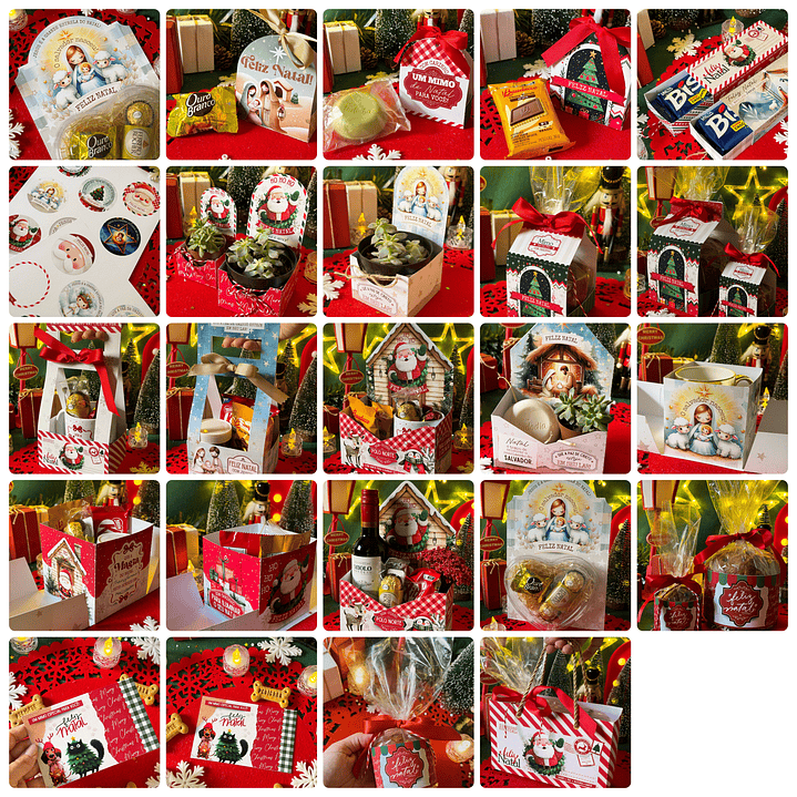 Arquivos Mimos Natal Completo Papai Noel Arquivo em Png 5