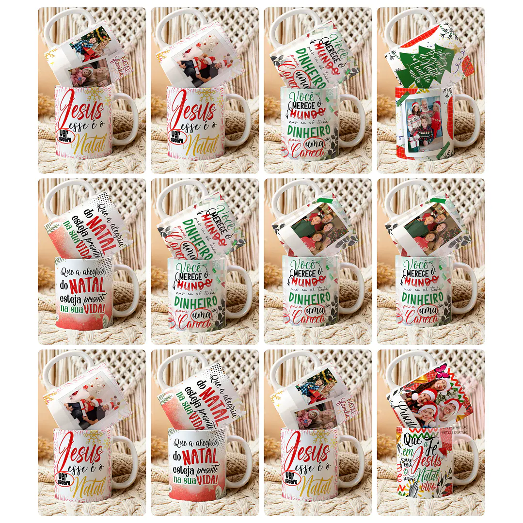 22 Artes para Caneca Natal 2.5 Fé Arquivo em Png 1