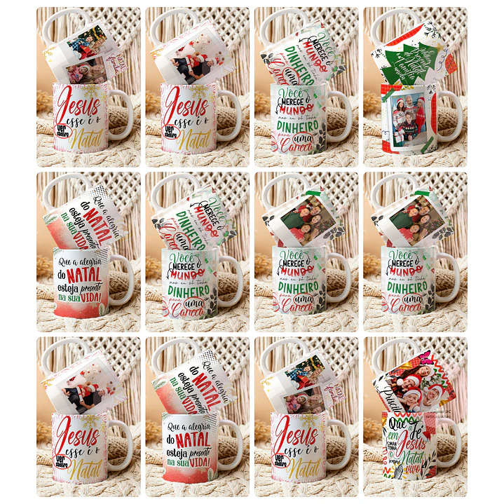 22 Artes para Caneca Natal 2.5 Fé Arquivo em Png 1