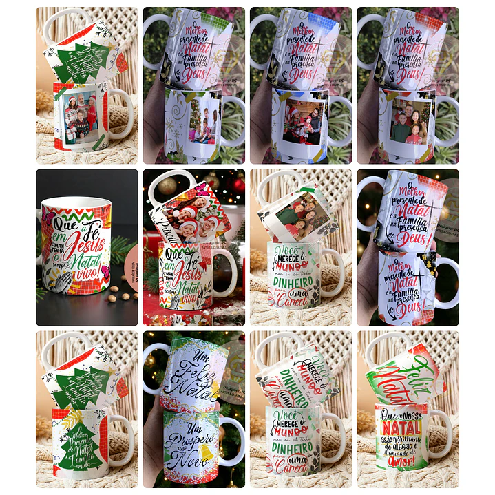 22 Artes para Caneca Natal 2.5 Fé Arquivo em Png 2
