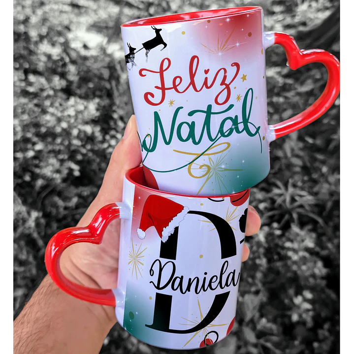 59 Artes para Caneca Camisa e Azulejo Alfabeto Natalino Natal Arquivo Editável  1