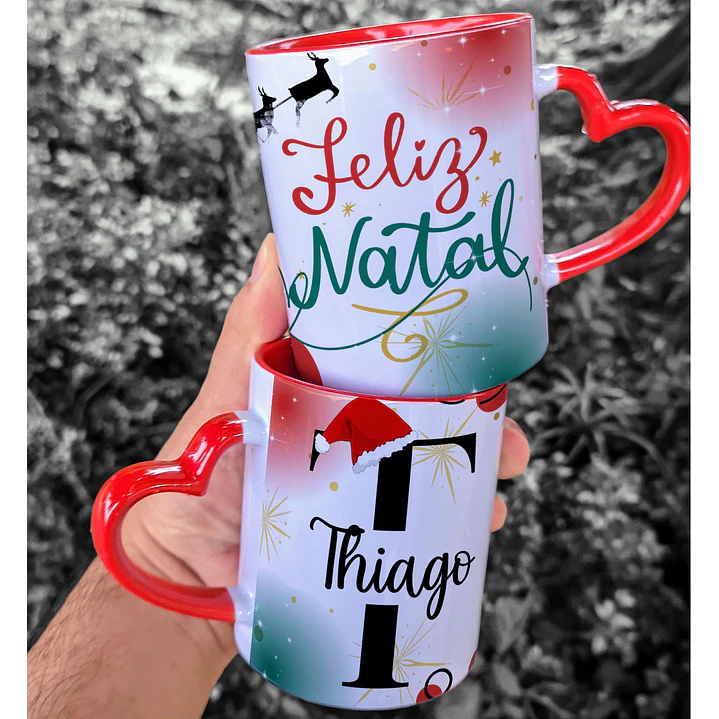 59 Artes para Caneca Camisa e Azulejo Alfabeto Natalino Natal Arquivo Editável  2