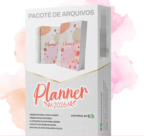 Arquivo Agenda Planner 2026 Editável 