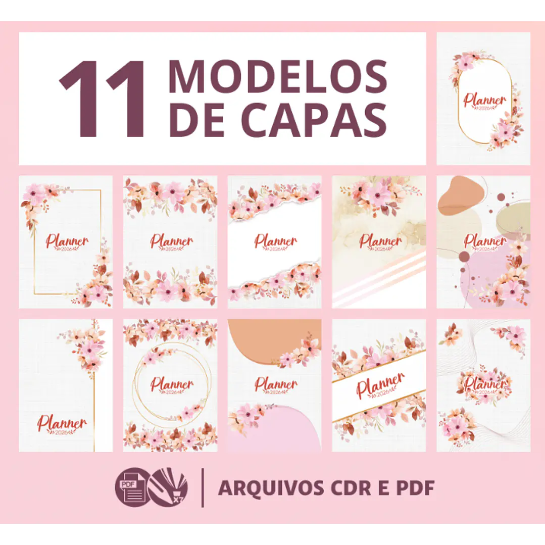 Arquivo Agenda Planner 2026 Editável  2