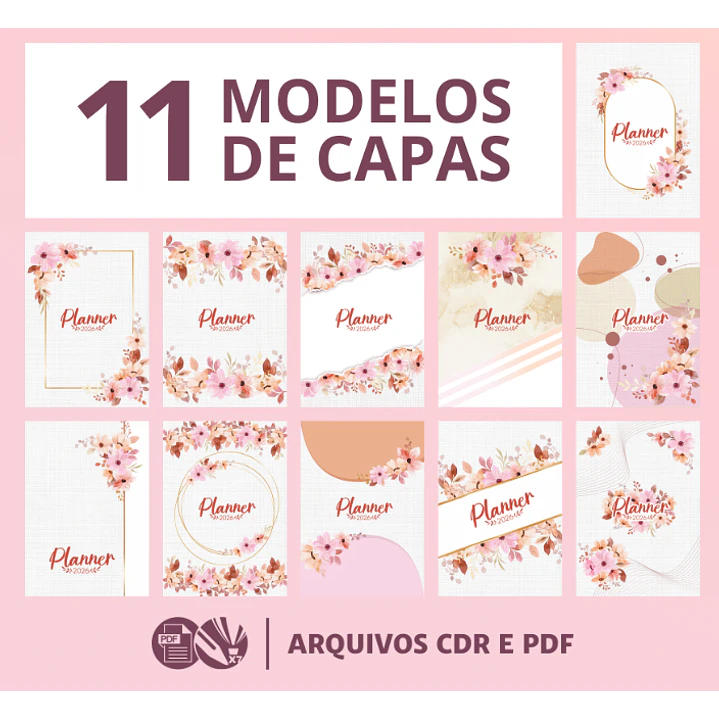 Arquivo Agenda Planner 2026 Editável  2