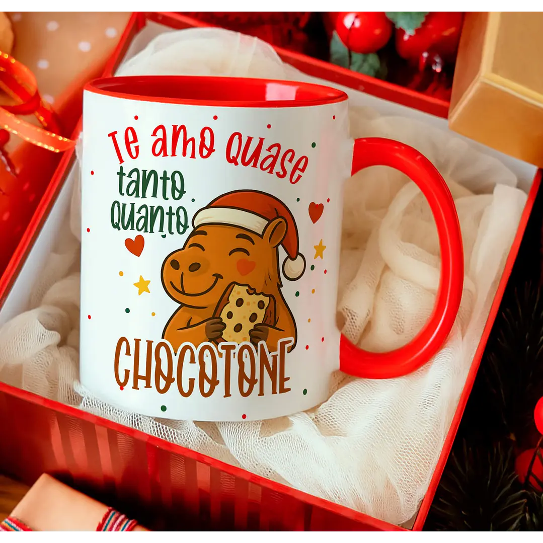 12 Artes para Caneca Capivara Natalina Arquivo Editável  8