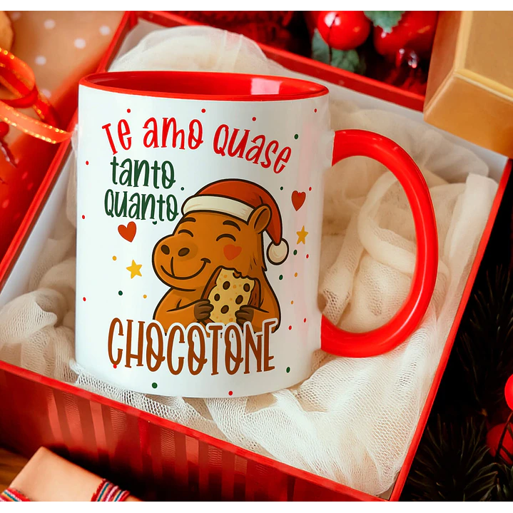 12 Artes para Caneca Capivara Natalina Arquivo Editável  8