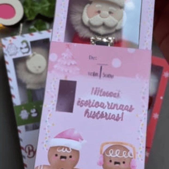 Arquivo Caixa Pompom Natal Arquivo em Pdf  4