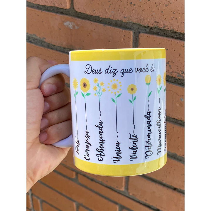 10 Artes Caneca Deus Diz que você é... Versiculo Arquivo em Jpg  3
